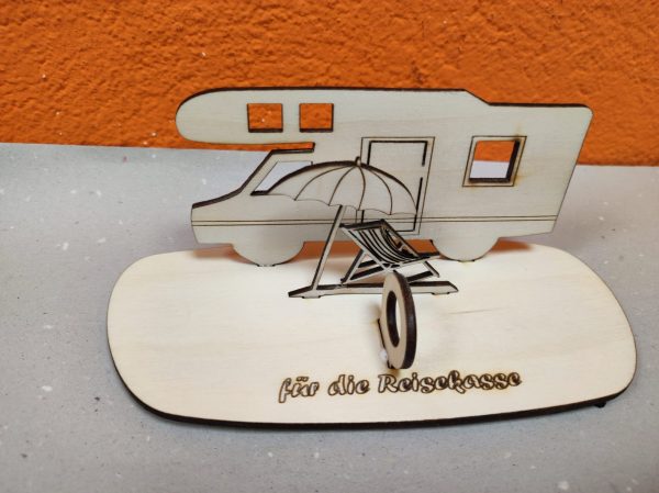 Geldgeschenkhalter für Camper    Wohnmobil